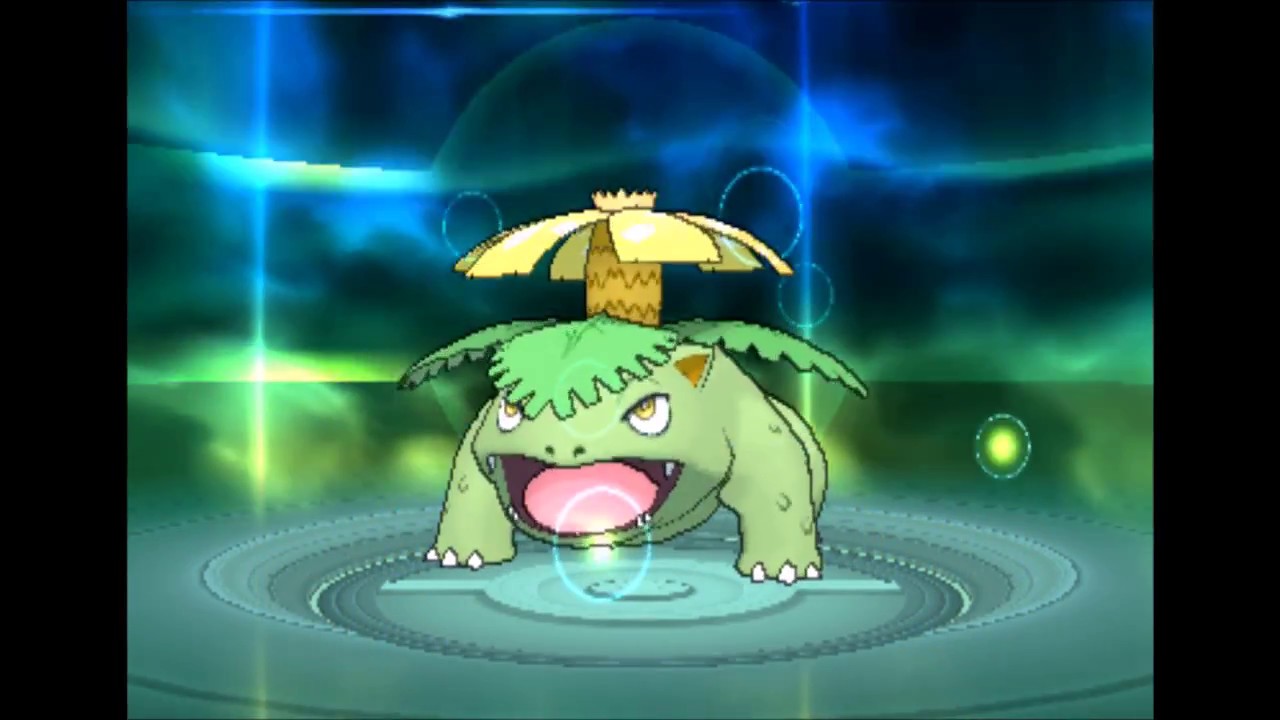 色違いのフシギダネから３進化シーン