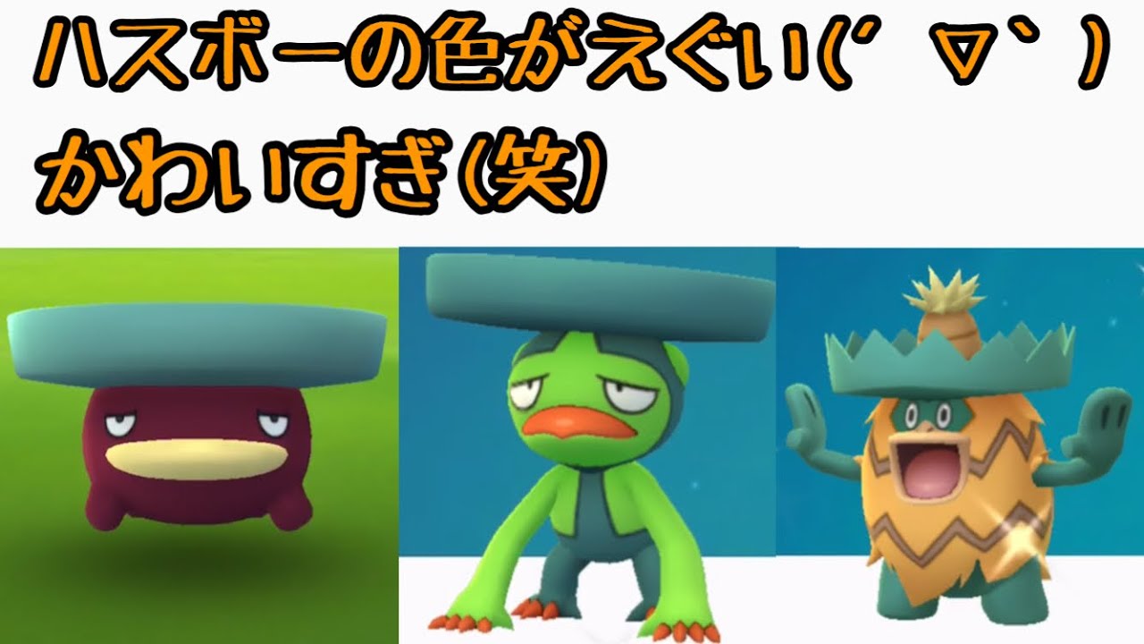 【ポケモンGO】色違いハスボーゲットからの進化っ！