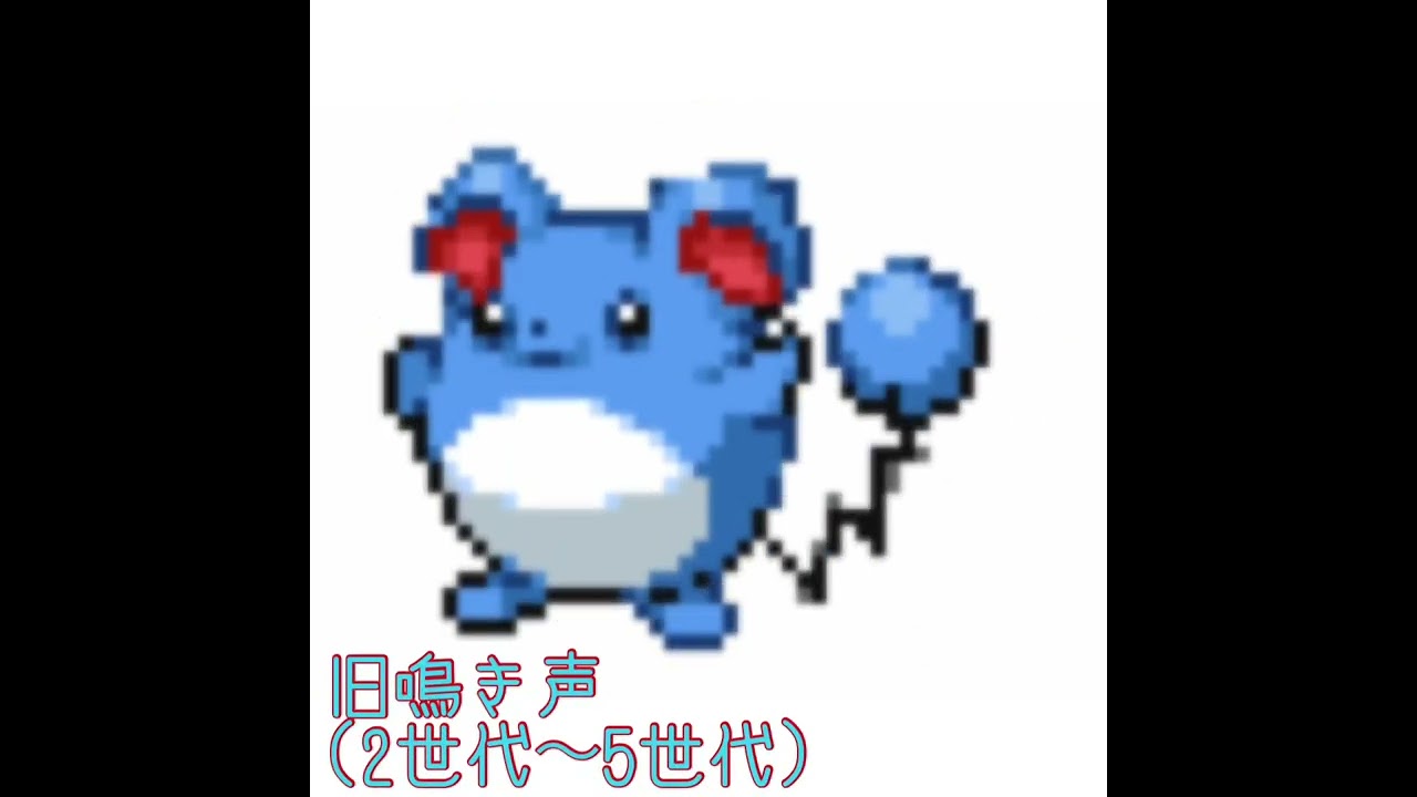 マリル　旧鳴き声