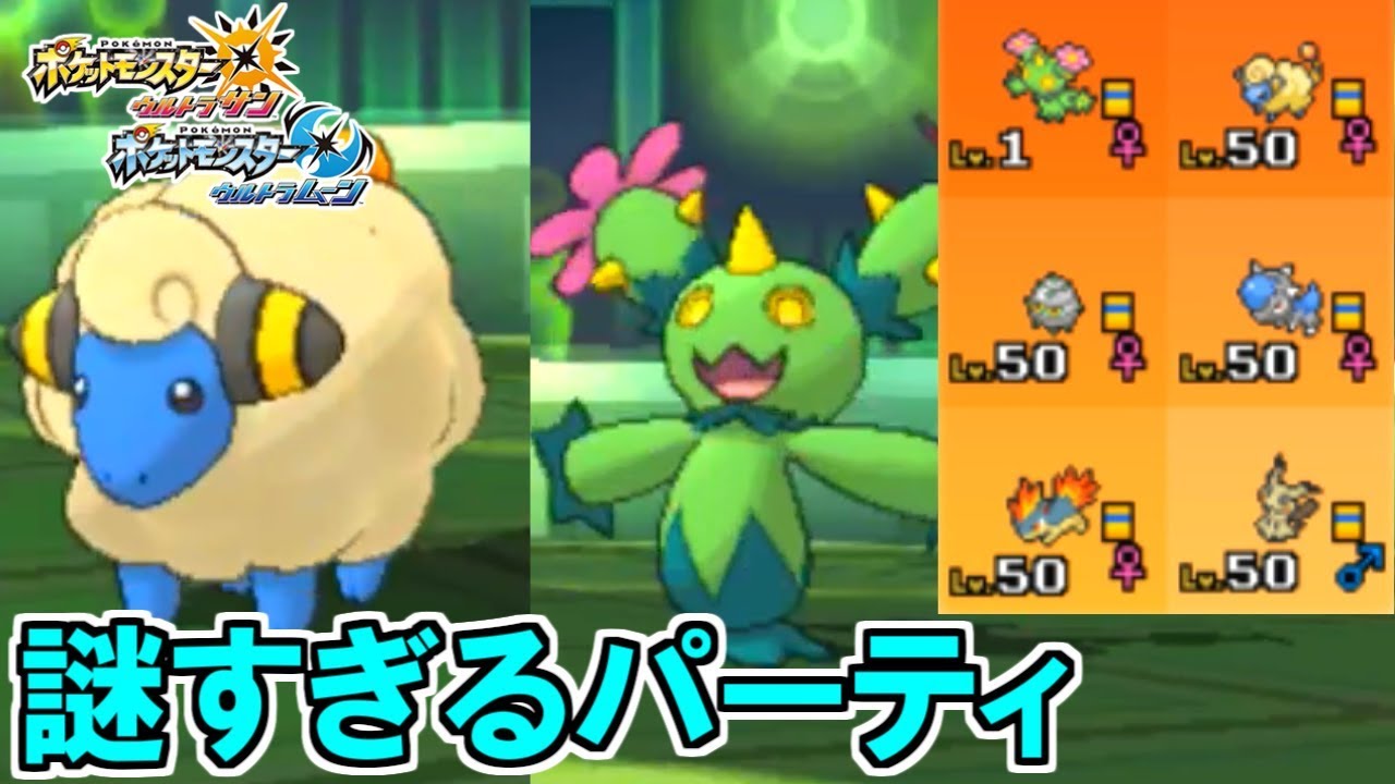 メリープ、マラカッチ、マグマラシ…謎すぎるPTとマッチングしました。【ポケモンUSUM/ウルトラサン・ウルトラムーン】