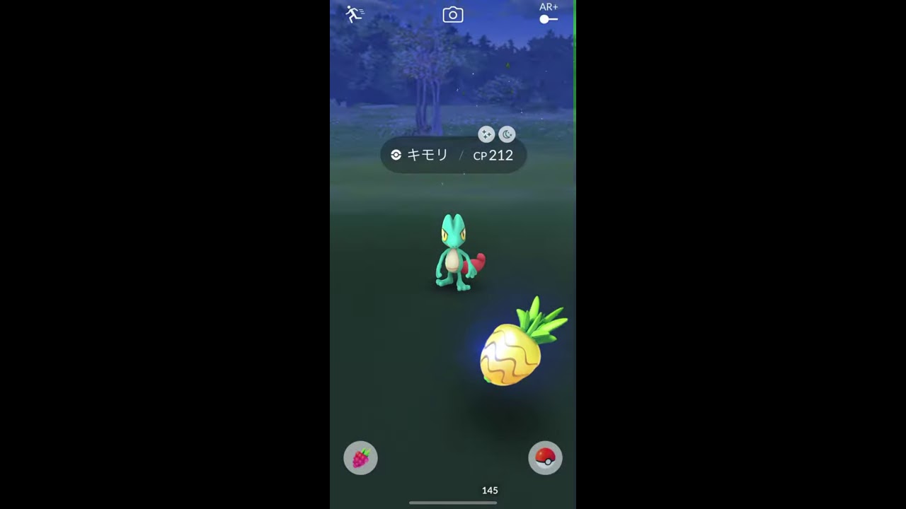 【ポケモンGO】色違い キモリ GET✨