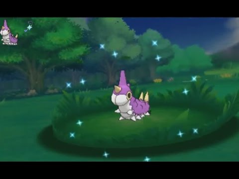 3DS【ポケモン ORAS】 shiny Wurmple 色違い ケムッソ 色違 刺尾蟲
