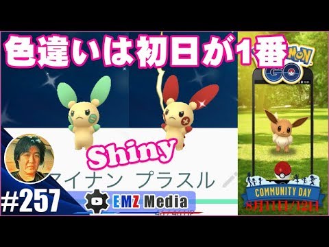 【ポケモンGO】色違いマイナン・色違いプラスル「合わせ技一本」捕ったぞー！