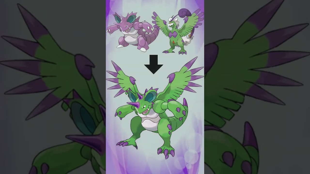 ニドキングにトルネロスを合成したトゲトゲ翼のポケモン