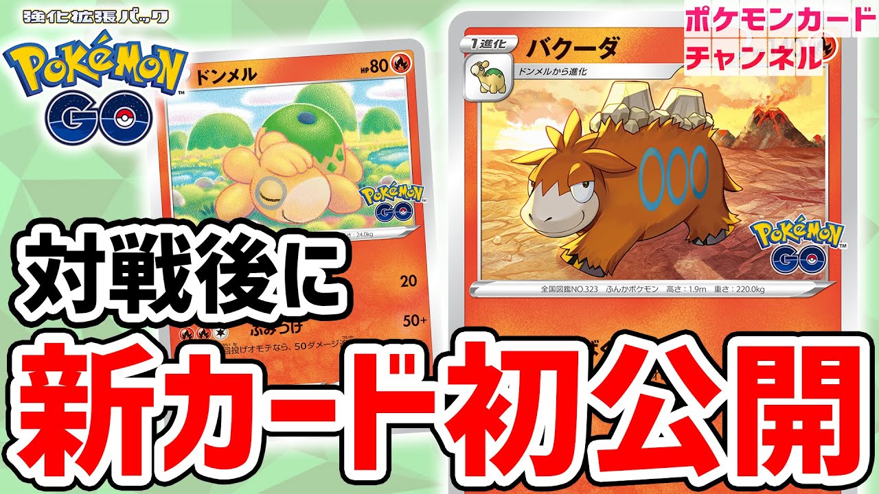 【生放送】ポケカ対戦後にドンメルとバクーダを初公開！CLのインタビュアー VS インタビューされた人！？ななっぷるがガチ対戦！【Pokémon GO/ポケモンカード】