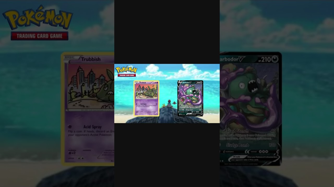 Pokemon cards from Unova region | #Trubbish #Garbodor   | #shorts