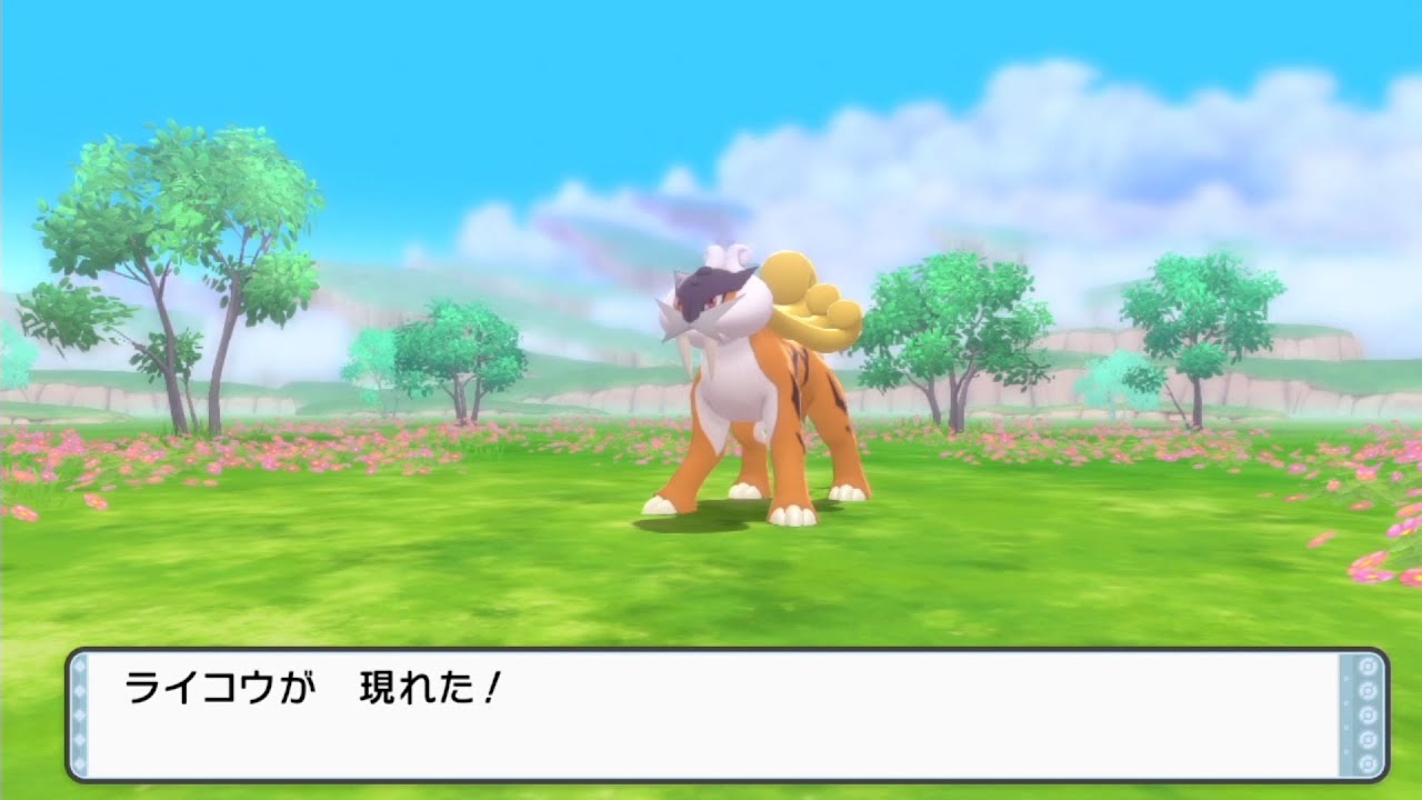 色違い ライコウ　2021-12-30　ポケモン ダイパリメイク (ダイヤ)