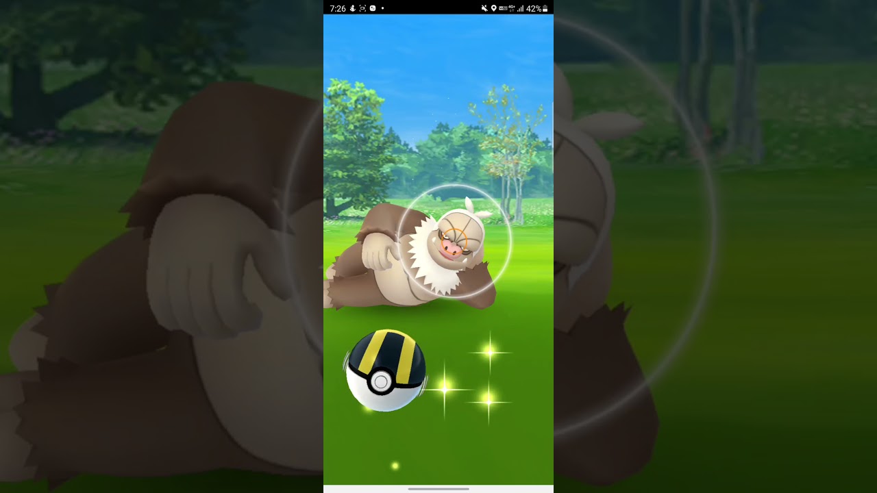 【PokemonGO】朝のポケ活　野生のケッキング出現！！？