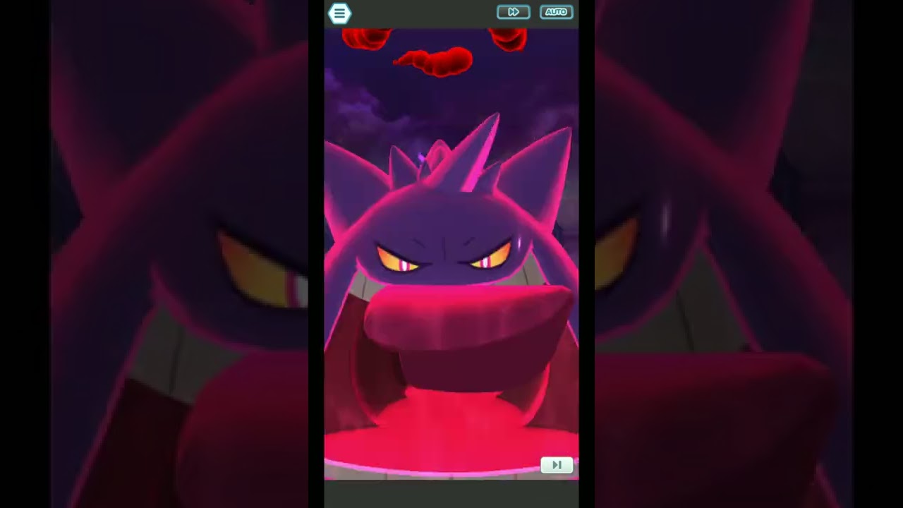 ポケモンマスターズ　サトシ（ゲンガー）ダイマックス＆バディーズわざ