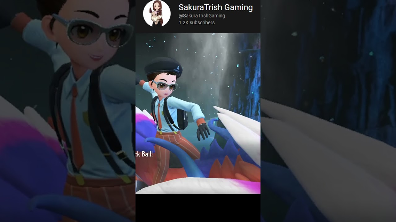 Catching a Shiny Gible in Pokémon Scarlet! #PokemonScarlet #ShinyGible #shorts