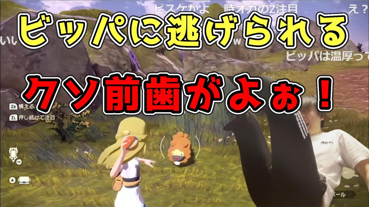 ビッパに逃げられてしまうライバロリ【切り抜き】