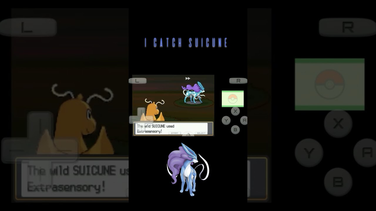 pokemon journey i catch legendary pokemon suicune.