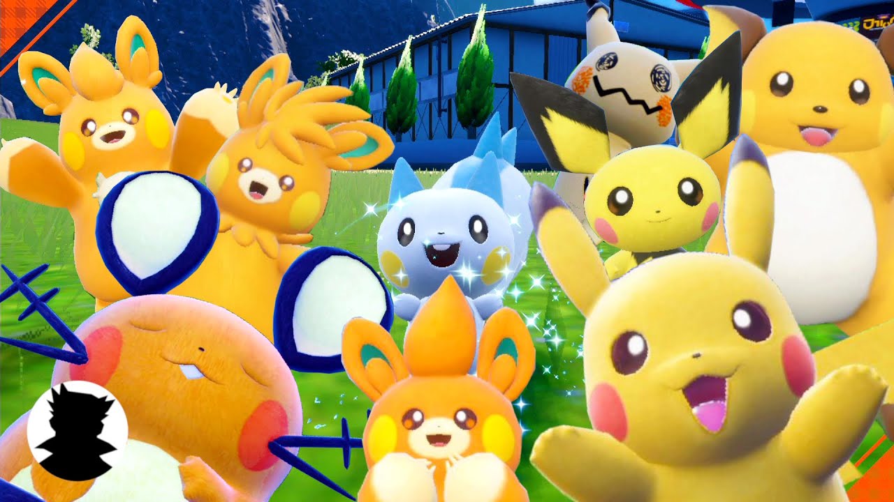 【ポケモンSV】ピカチュウ・デデンネ・パモたちの進化系とかわいいピクニック！