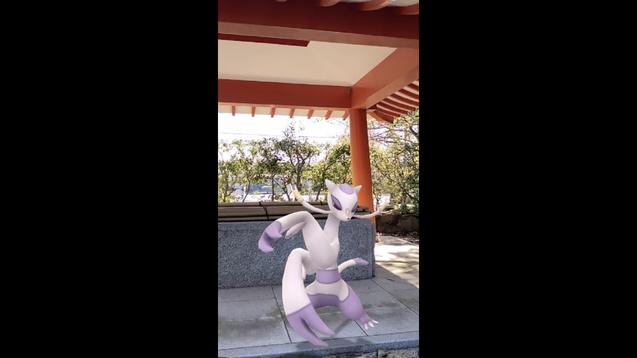 コジョフー｜Mienfoo｜コジョンド｜Mienshao｜おのころ島神社｜あわじ花へんろ第五十七番花の札所｜AR動画｜PoKeMoN GO AR｜#Shorts