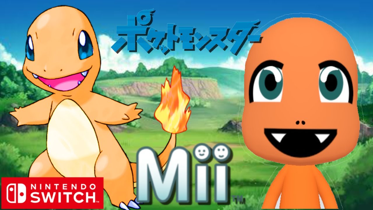 【ポケットモンスター】ヒトカゲ Mii 作り方【Nintendo Switch】
