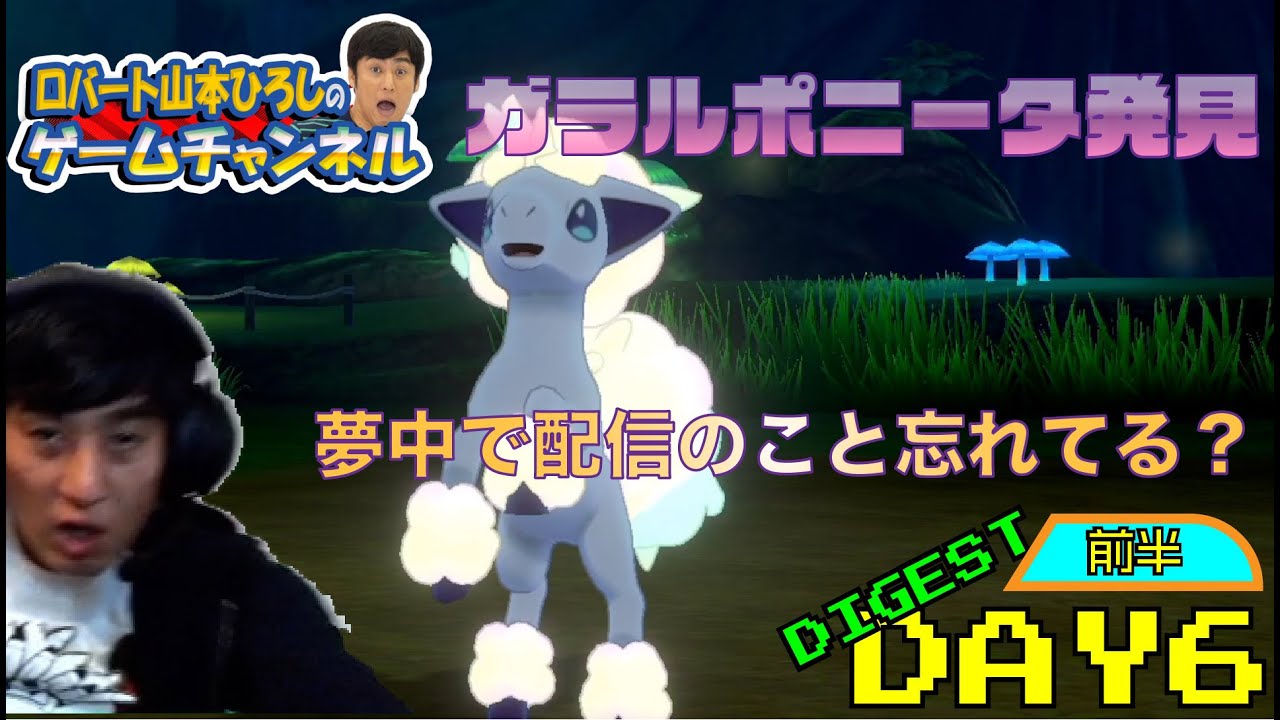 【ポケモン剣盾】6日目ダイジェスト！ガラルポニータに遭遇！〜ポケモンマスターへの道～