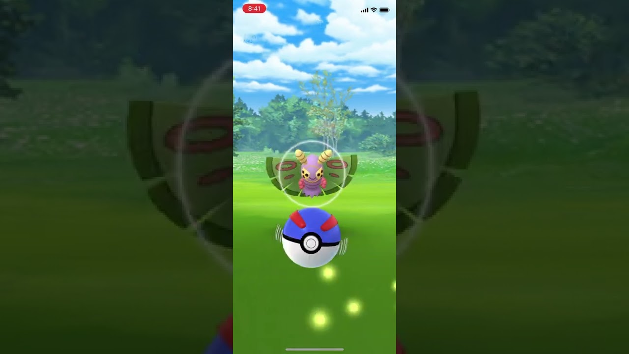 【ポケモンGO】野生のドクケイル Wild pokemon Dustox #shorts