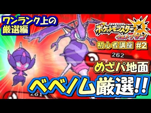 【ポケモンUSUM】"ワンランク上"のベベノム厳選！ポケモンウルトラサンムーン実況プレイ!! #2【初心者講座編】