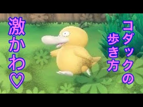 【ピカブイ】コダックの歩き方が可愛すぎた件