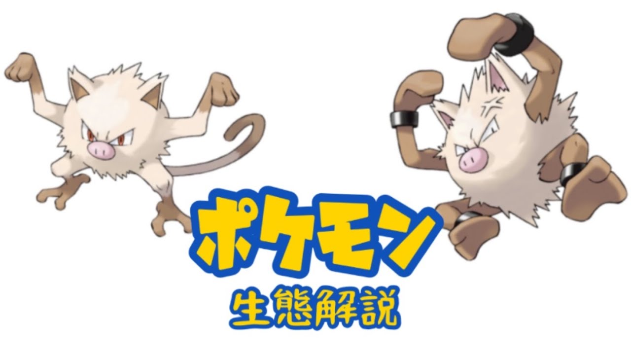 【ポケモン解説】「マンキー」「オコリザル」の生態・小ネタ・鳴き声について！