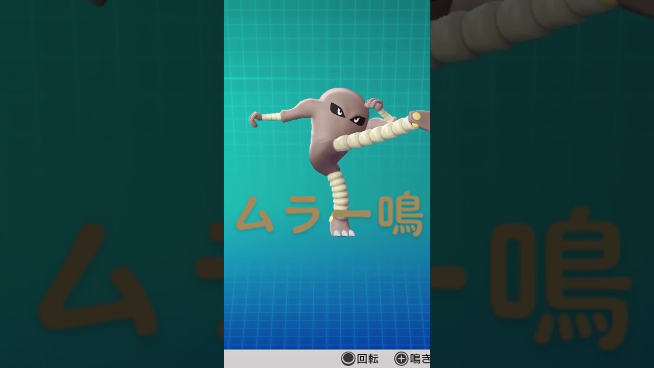 ピカブイ【図鑑NO106】サワムラー鳴き声#ポケモン鳴き声 #図鑑コンプ #レッツゴーピカチュウ #レッツゴーイーブイ#ポケモン生態#サワムラー動き#Hitmonlee