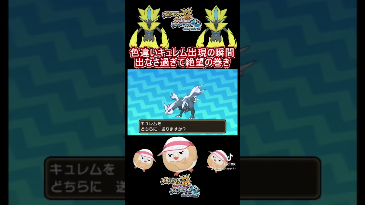 色違いキュレムをウルトラボールで捕獲せよ！ #shorts #色違い #ポケモンusum
