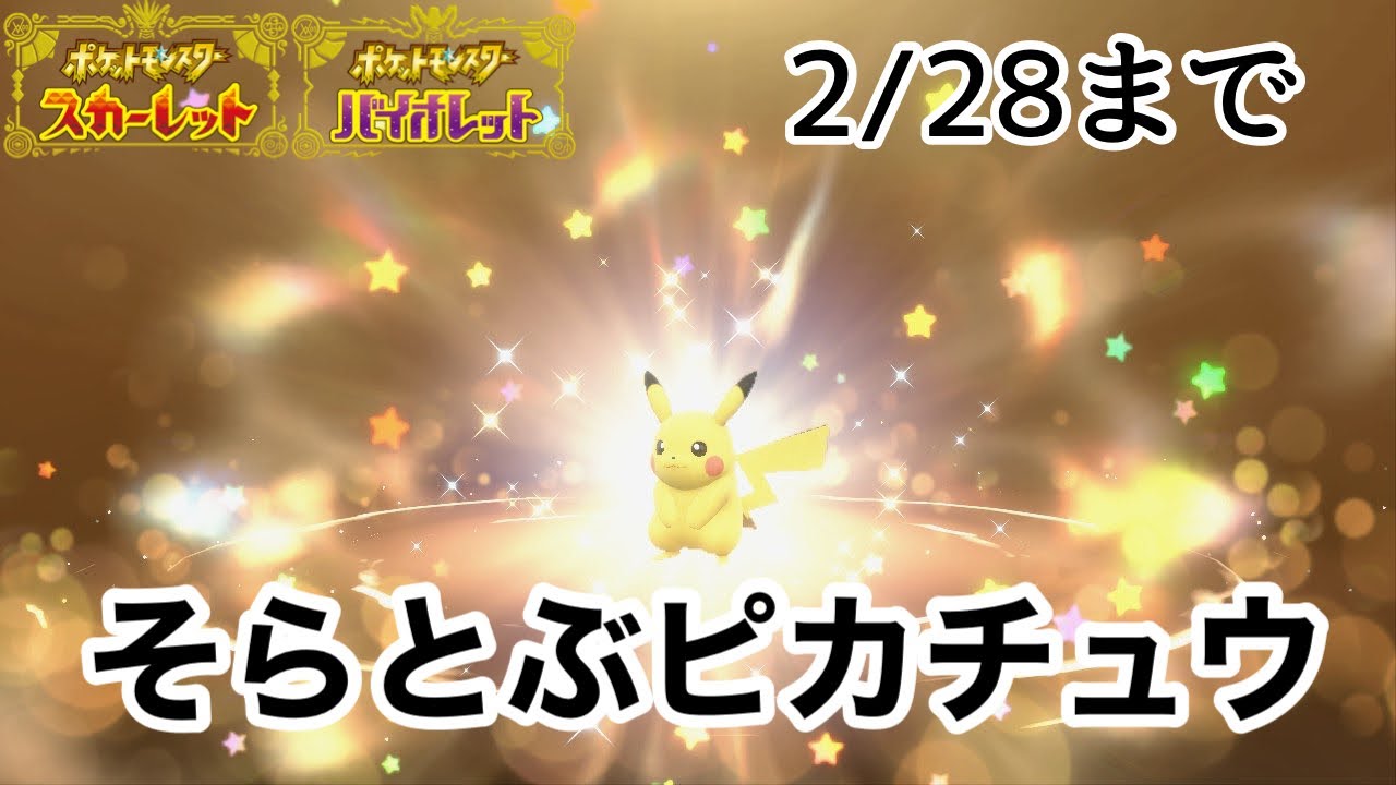 【ポケモンSV】ひこうテラスタル ピカチュウ