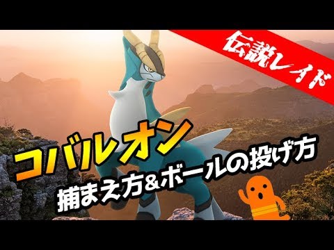 【ポケモンGO】コバルオンの捕まえ方＆ボールの投げ方！エクセレント判定は