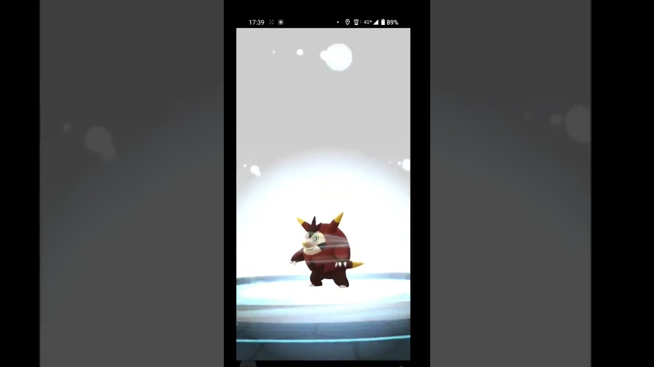[Community Day] I tried to evolve Shining Harimaron! #ポケモンgo #pokémongo #short #色違いポケモン #コミュニティデイ