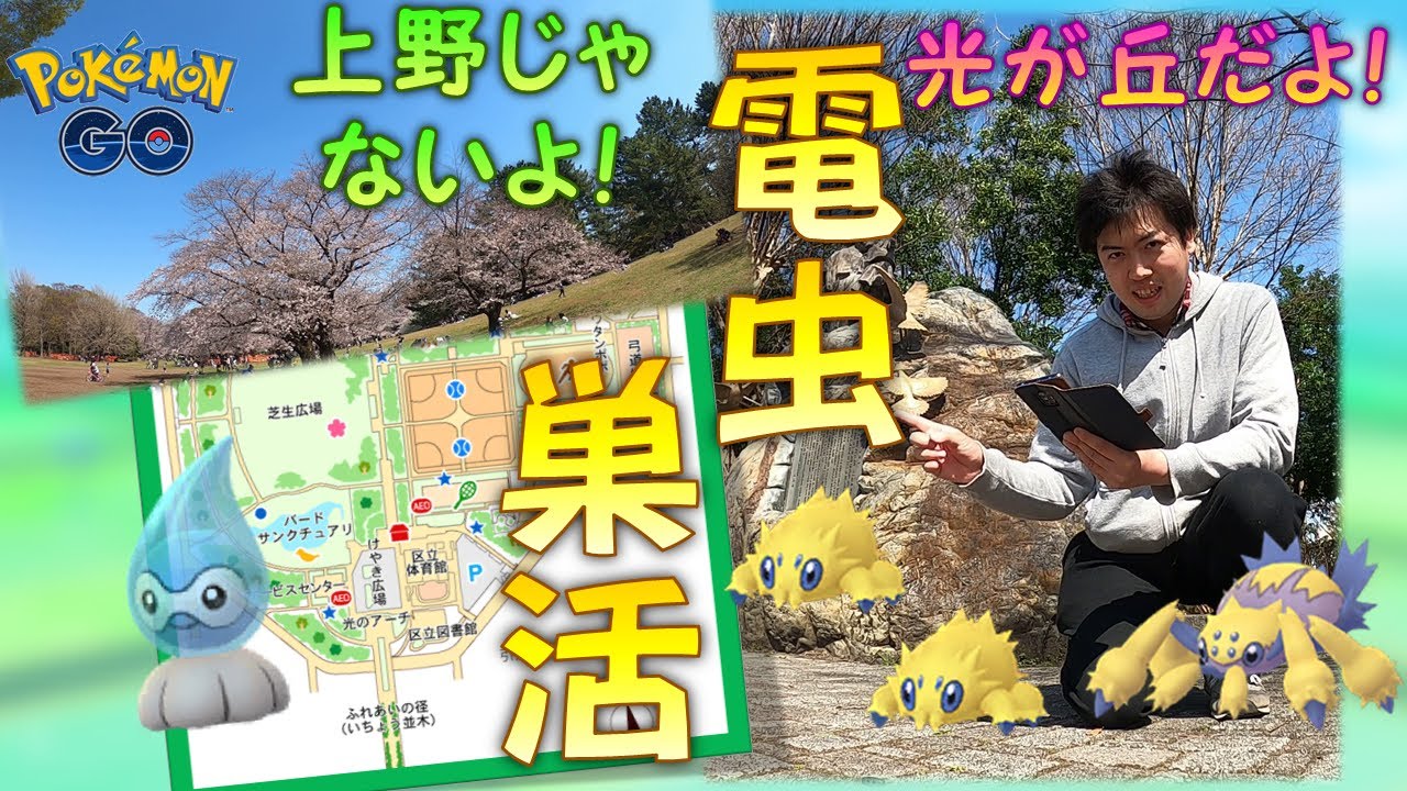 【ポケモンGO】 バチュルの巣は上野公園だけじゃない！光が丘公園でノンビリバチュル捕まえつつ検証してみた♪ウェザーウィークリサーチ情報も！ 【フィールドリサーチ】