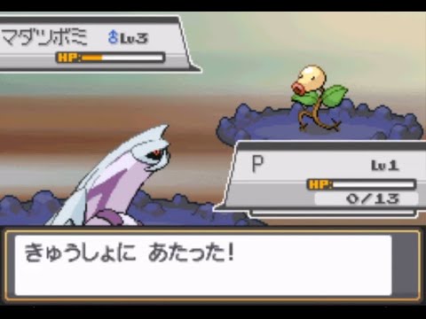 パルキアがマダツボミに負けました