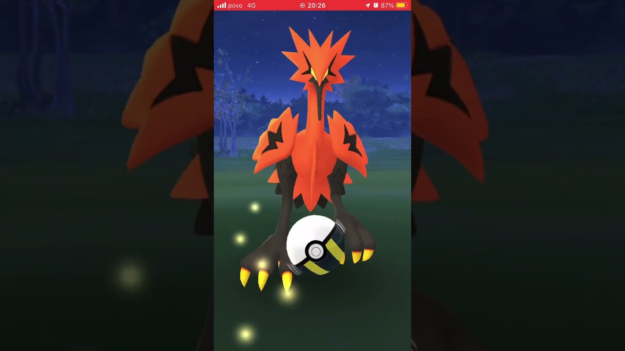 #ポケモンgo ガラルサンダー3体目…と思いきや（ヒント:おこうのマーク）