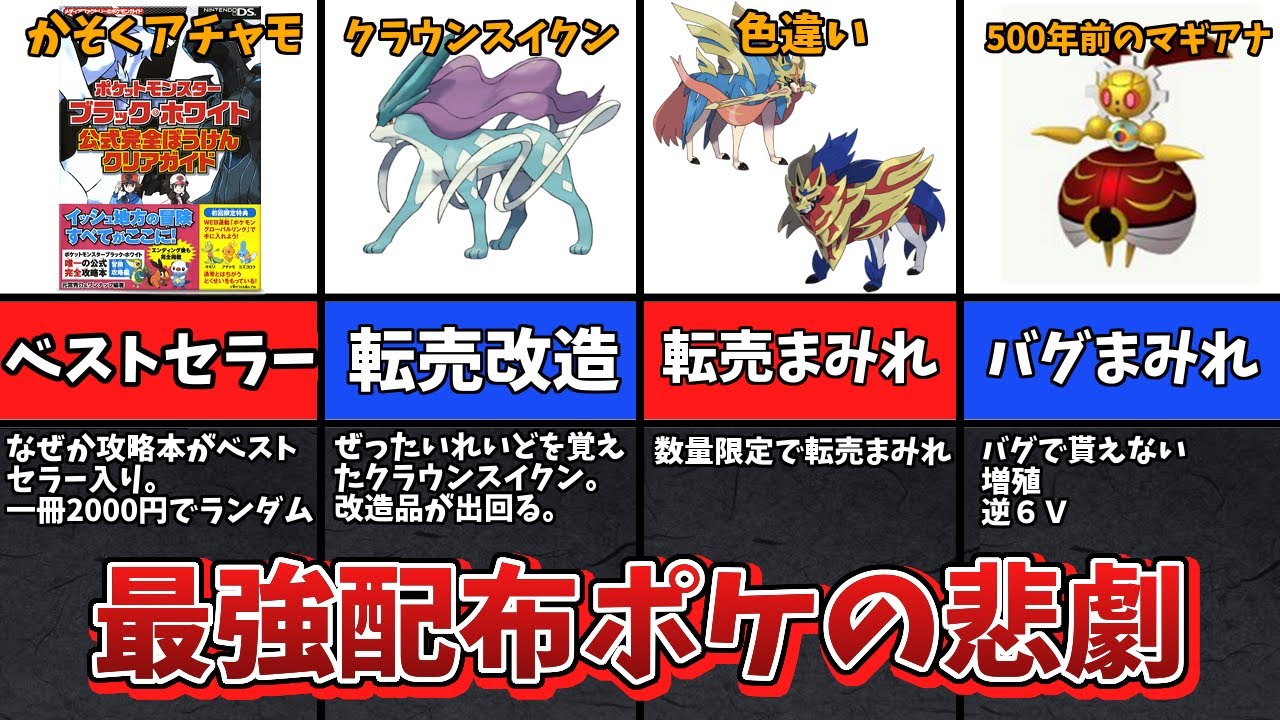 最強の公式配布ポケモンによって起こった悲劇【ゆっくり解説】
