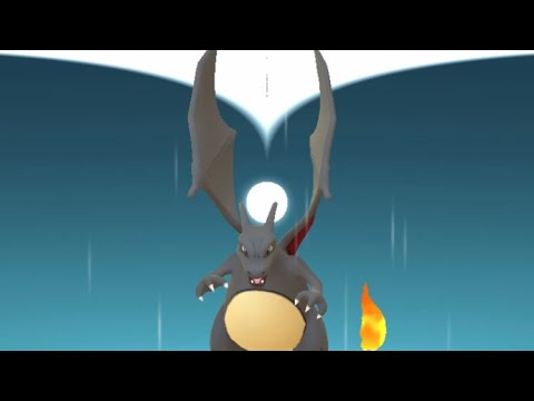 【ポケモンGO】色違いメガリザードンXへメガシンカ！ #shorts