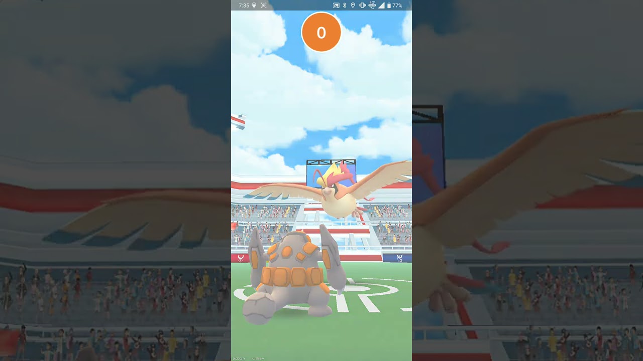 【ポケGO 2023】039：ソロチャレンジ「メガピジョット」はがねのつばさ・ブレイブバード：[失敗]修行します