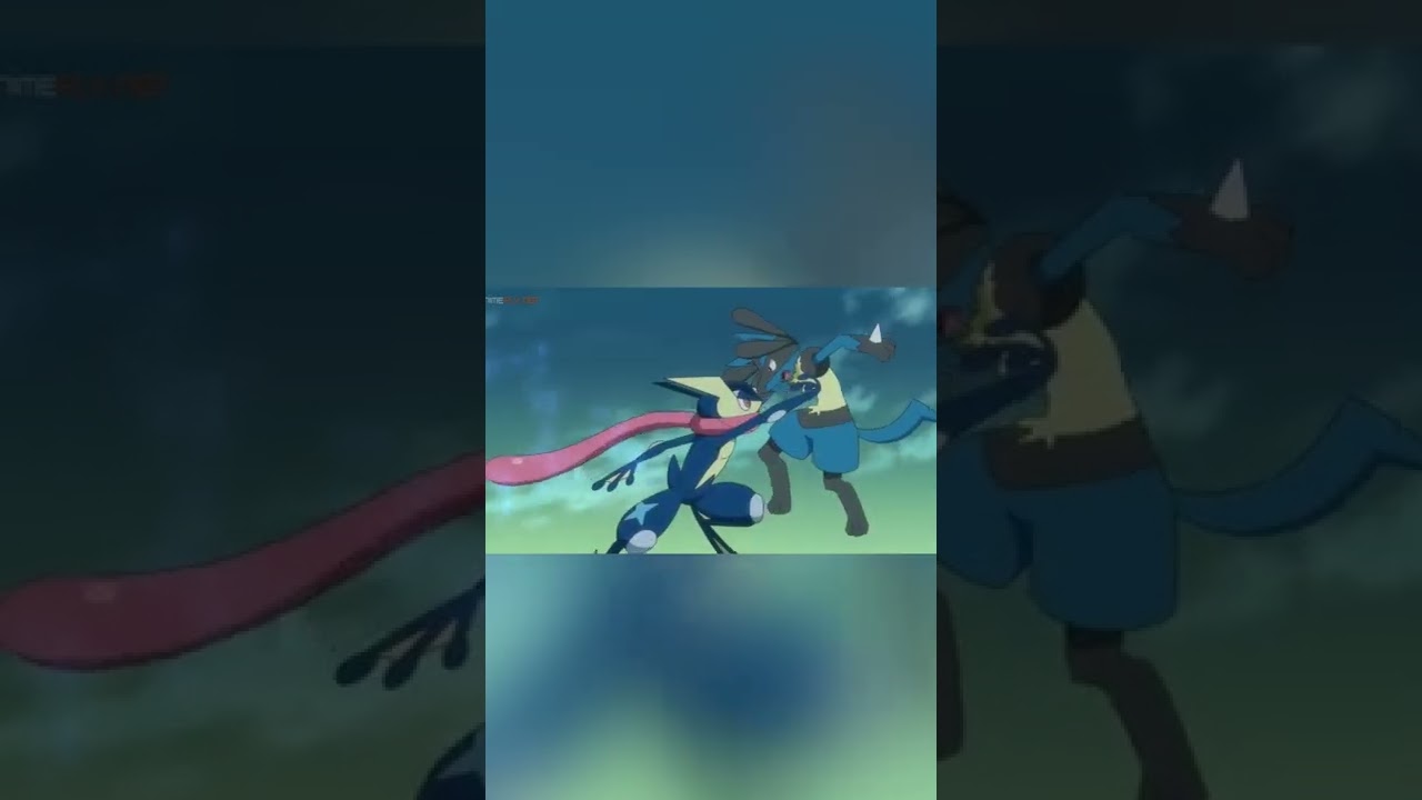 #Pokemon #Journey / Viajes episodio 108 Greninja (ゲッコウガ) vs Lucario (ルカリオ) en #Shorts