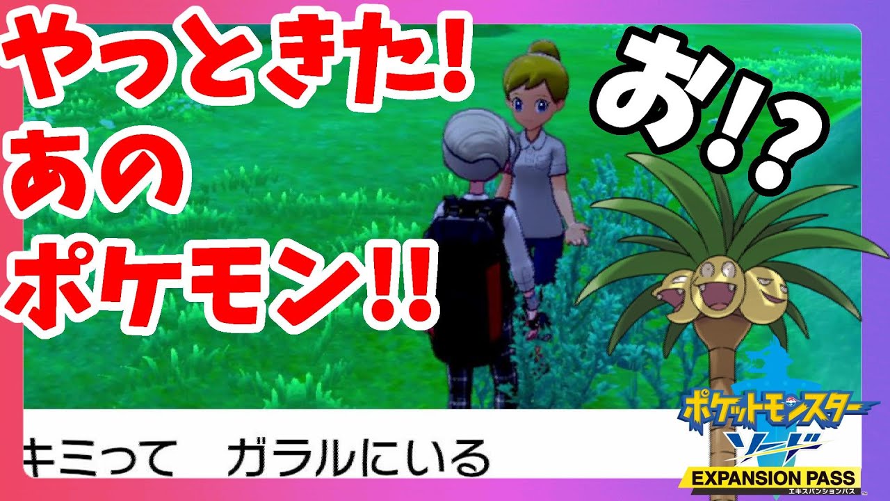 【ポケモンソードシールド】雨の日のコリンクと太陽の日差しで育った南国のポケモン！鎧の孤島【エキスパンションパス第1弾】