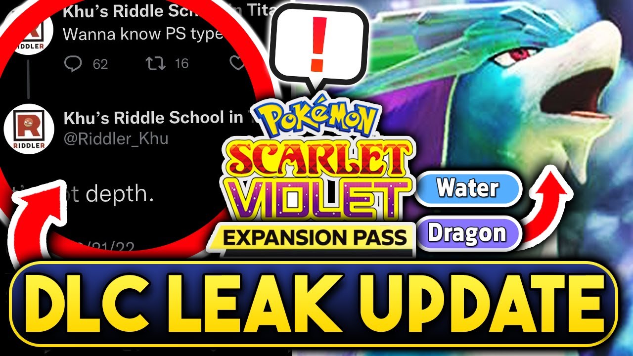 新しいポケモンがリーク！パラドックス スイクン 詳細&amp;もっと？ポケットモンスター スカーレット&amp;バイオレットDLCニュース！