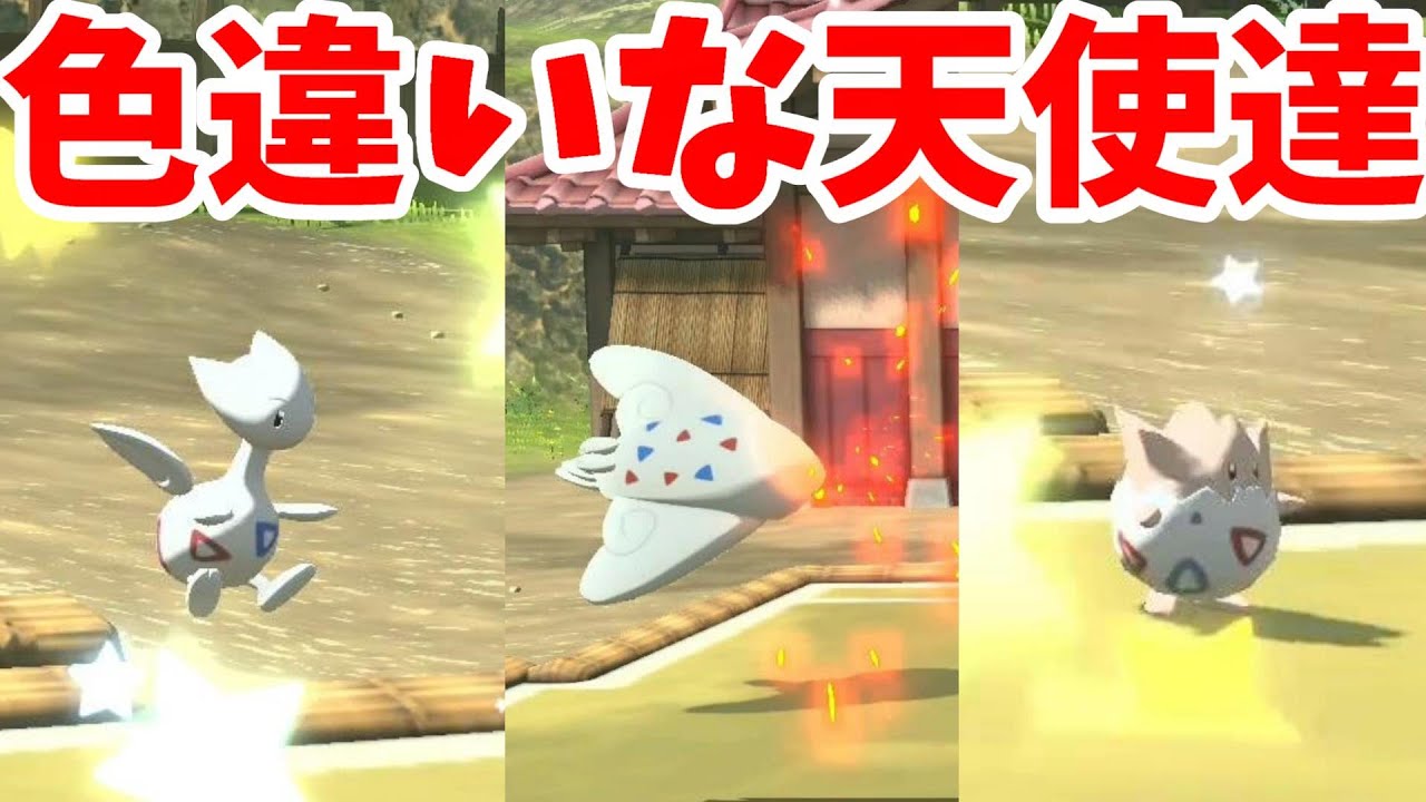 色違いの悪魔な天使がかわいすぎ！トゲピーからトゲキッスまで【ポケモンレジェンズアルセウス】