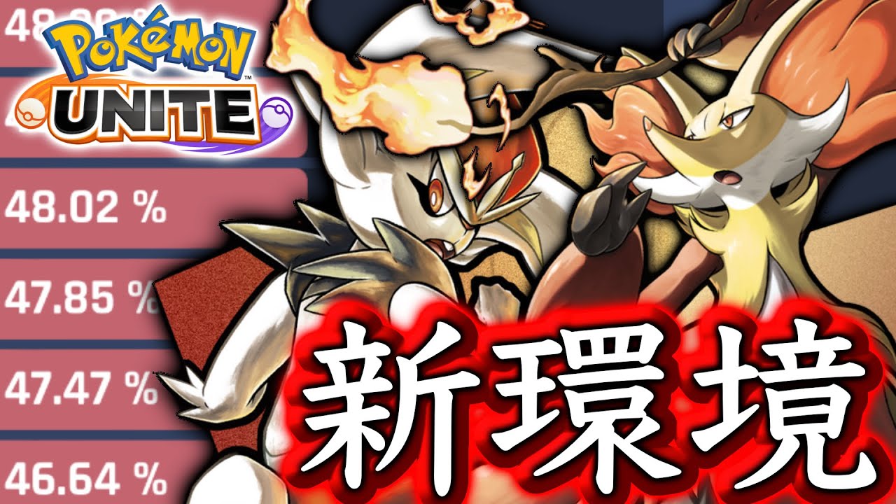 ポケモンユナイトの最新環境が衝撃すぎた。キュワワーさんは...【ポケモンユナイト】