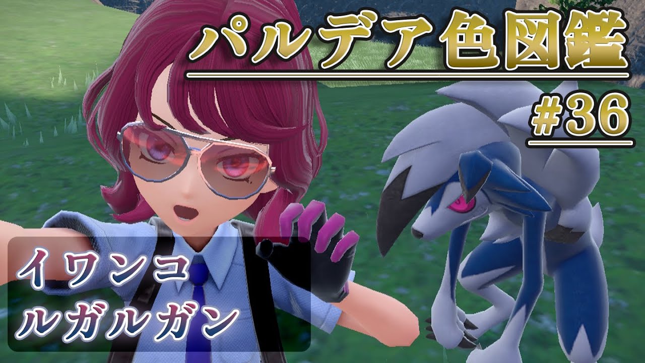 【パルデア色図鑑】全ポケモンを色違いにする旅イワンコ・ルガルガン編【ポケモンSV】