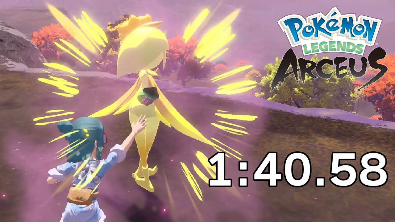 ドレディアTA　1分40秒58　ノーダメージ＆ポケモンなし【ポケモンレジェンズアルセウス】