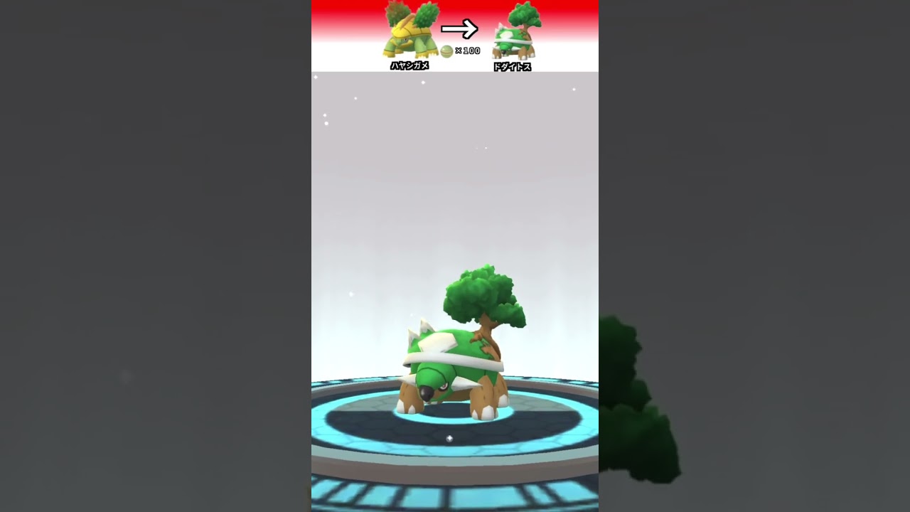 ポケモンGO 「ハヤシガメの進化」　＃ポケモンGO ＃ポケモン