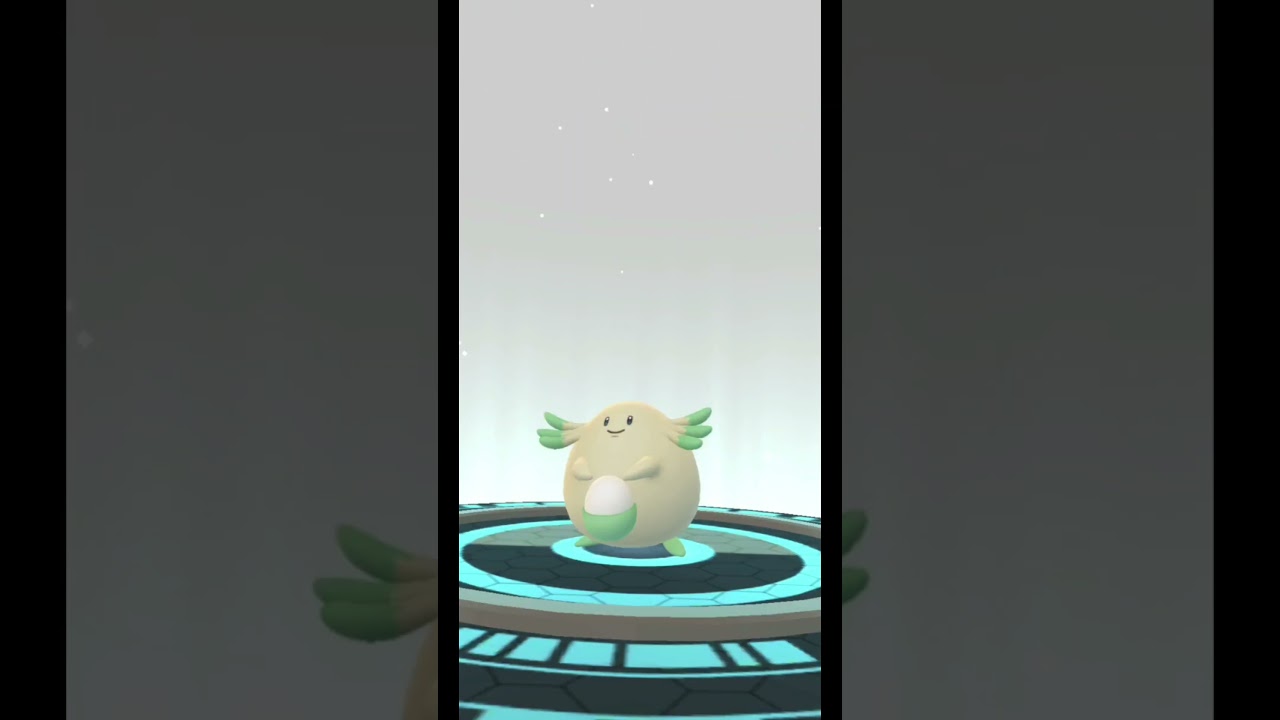 Shiny Happiny は…に進化します #Chansey #pokemongo #pokemon #ラッキー #lucky #Pinpuku #ピンプク #egg #green