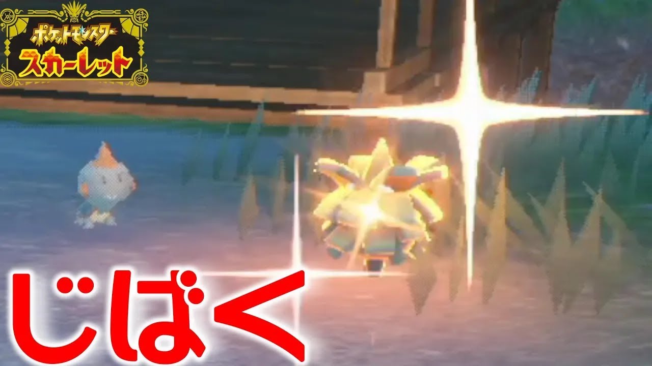 【じばく】で逝く一般通過カムカメ　【ポケモンスカーレット・バイオレット】General Passing Cam Turtle　 Pokemon Scarlet Violet