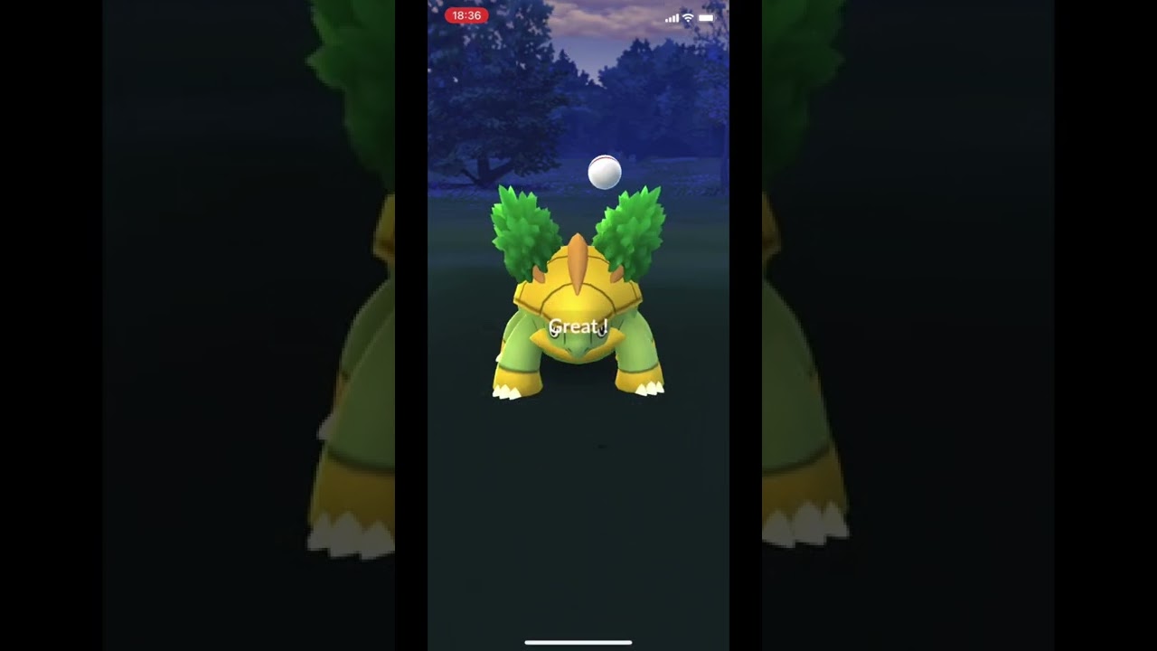 ポケモンGOでハヤシガメのゲットチャレンジ！ #Shorts