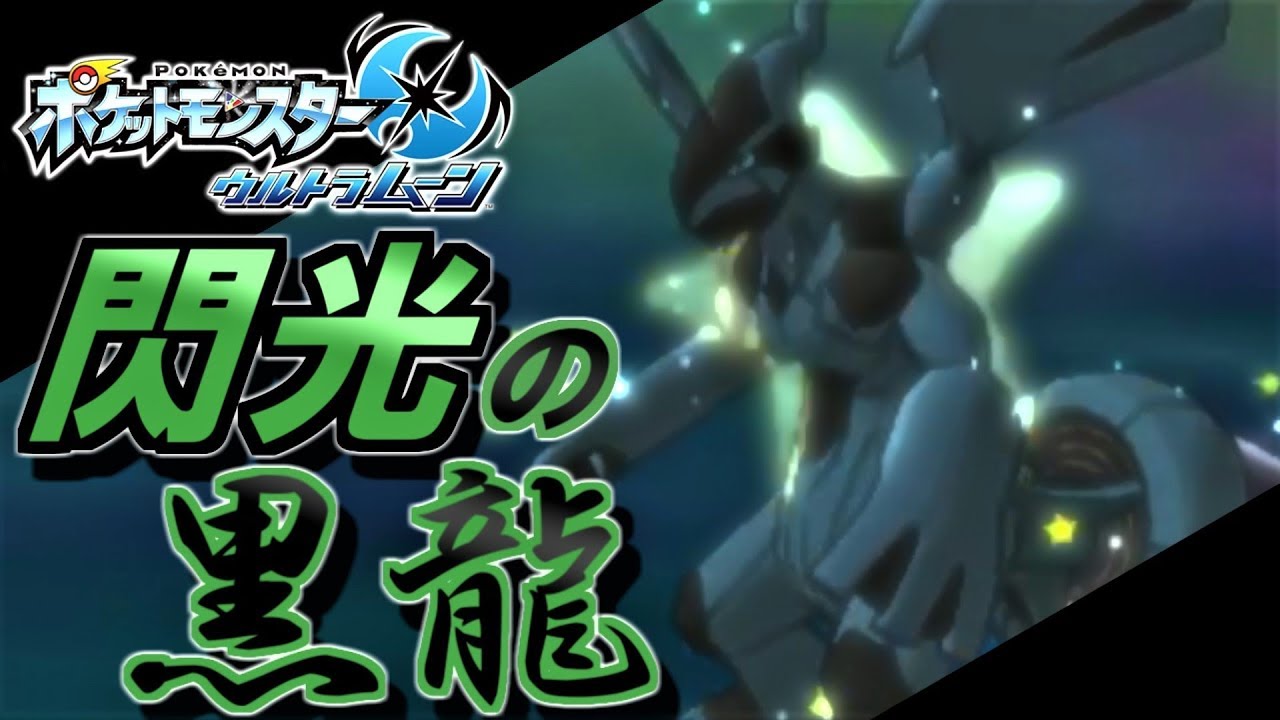 【ポケモンUSUM】色違いゼクロムに遭遇する男【ウルトラサン・ウルトラムーン】