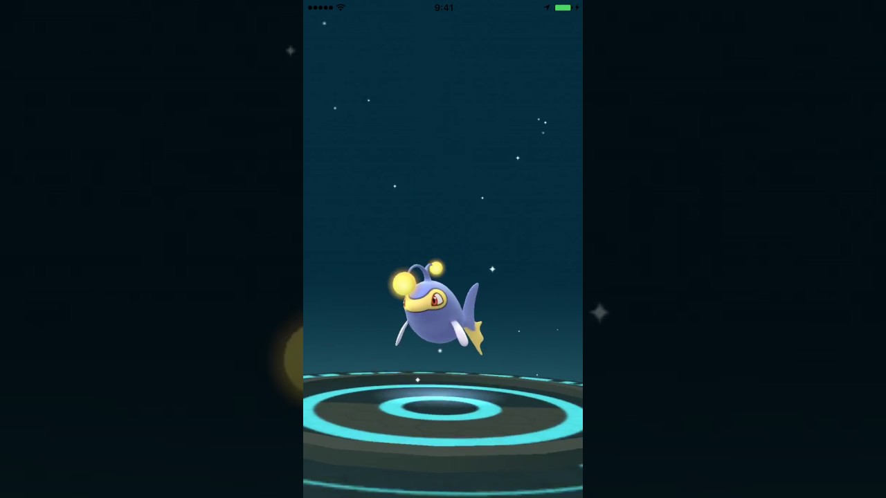 ポケモンGO　170-171　チョンチーからランターンへの進化の様子。 Pokémon Go Chinchou evolution.