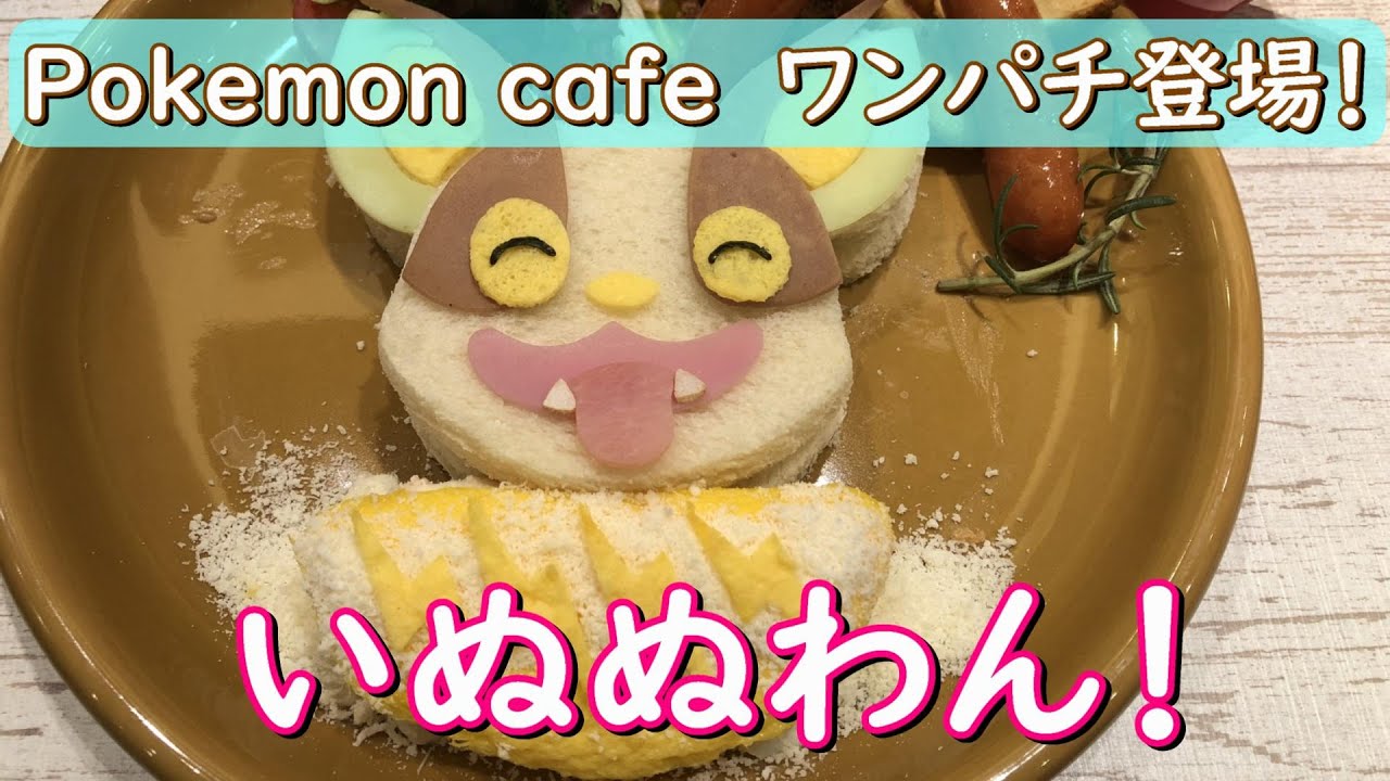 【ポケモンカフェ】イヌヌワン！期間限定ワンパチ登場！　Pokémon cafe Yamper