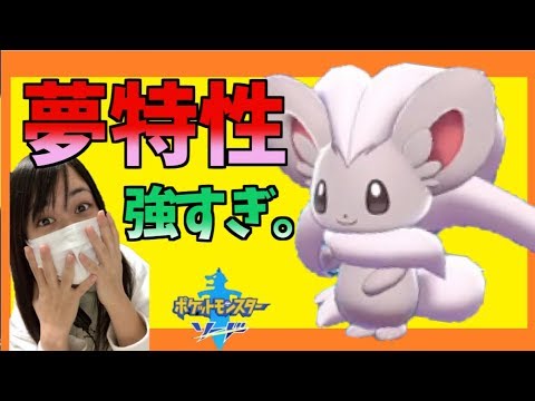 【剣盾】【バトル】チラチーノの夢特性に圧巻。初心者殺し。